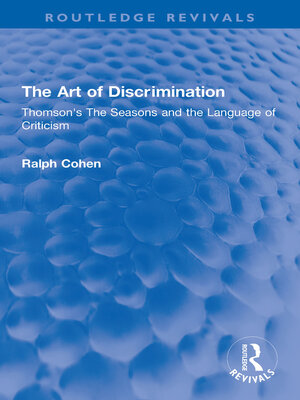 cover image of The Art of Discrimination